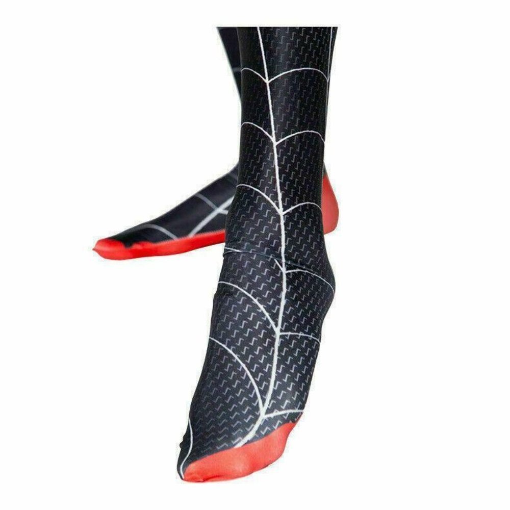 Spider Man Into Verse Cosplay Costume Miles Morales Jumpsuit - S(110) Ki… - Picture 3 of 13